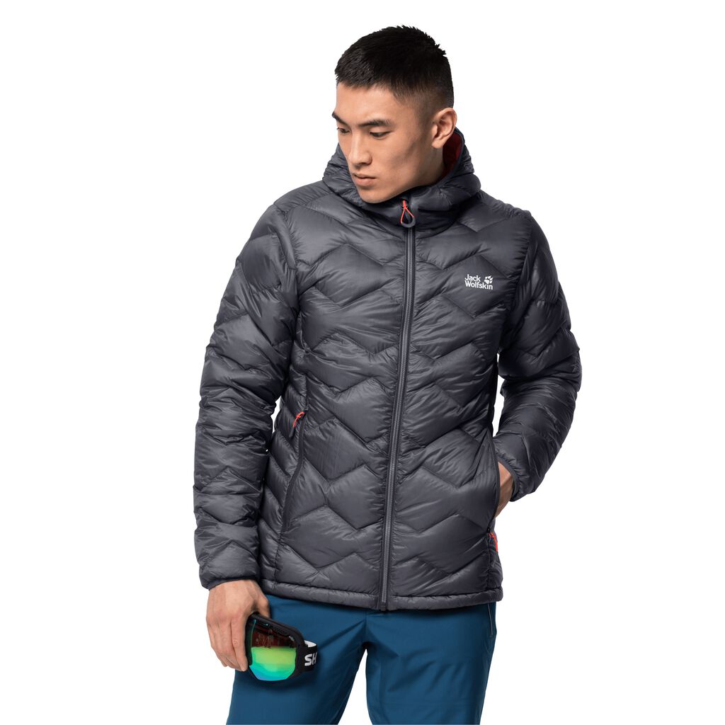 Jack Wolfskin ARGO PEAK Vestes Homme Gris - VQEOAPX-07